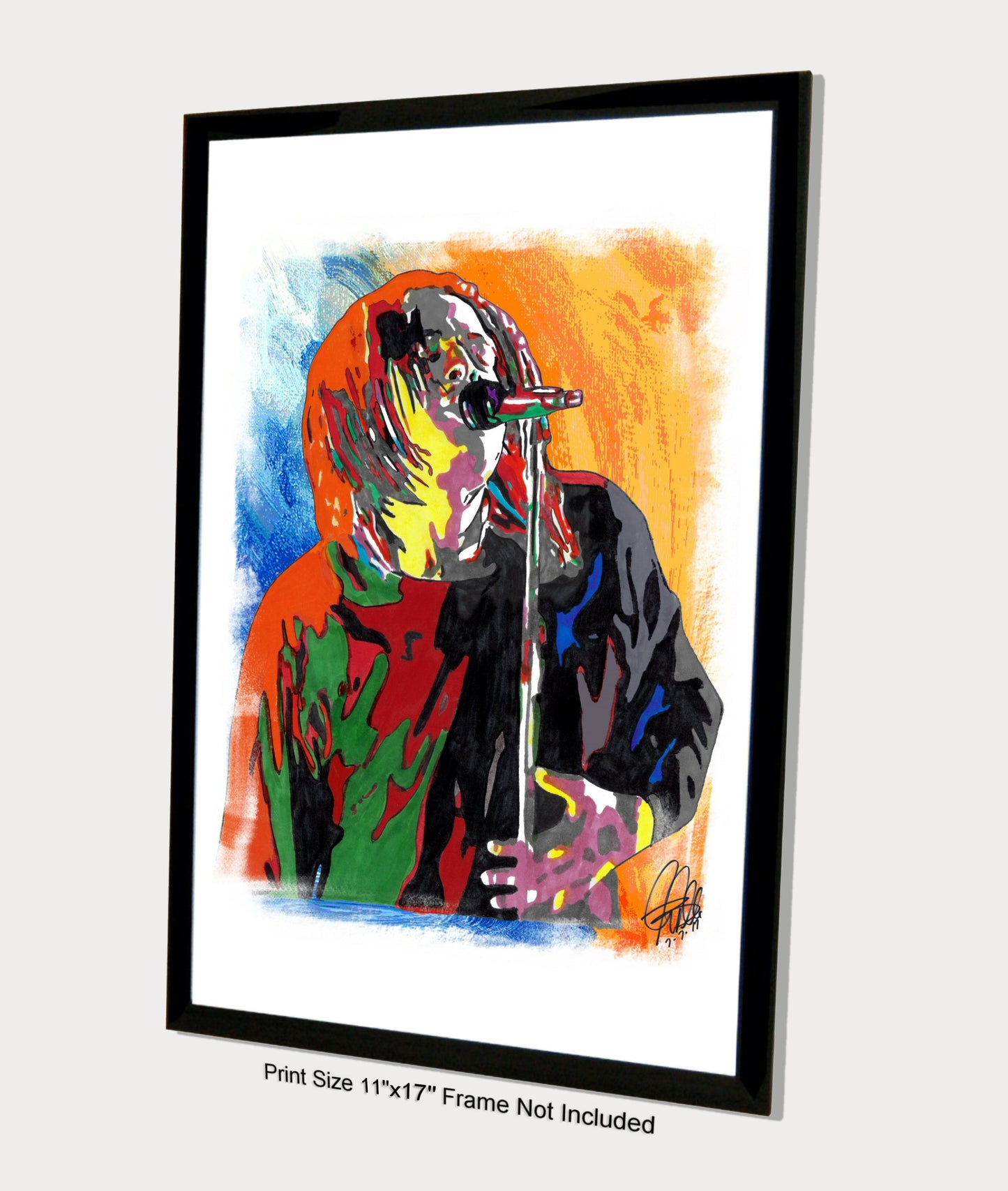 Adam Duritz Counting Crows Singer Folk Rock Music Poster Print Wall Art 11x17