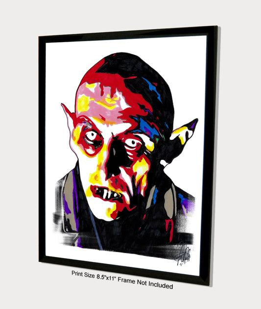 Nosferatu Vampire Horror Poster Print Wall Art 8.5x11