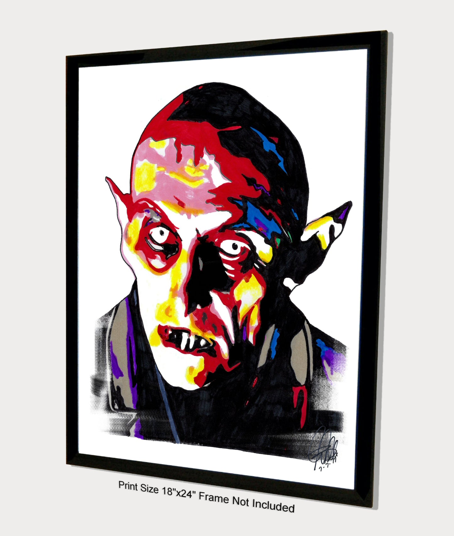 Nosferatu Vampire Horror Poster Print Wall Artt 18x24