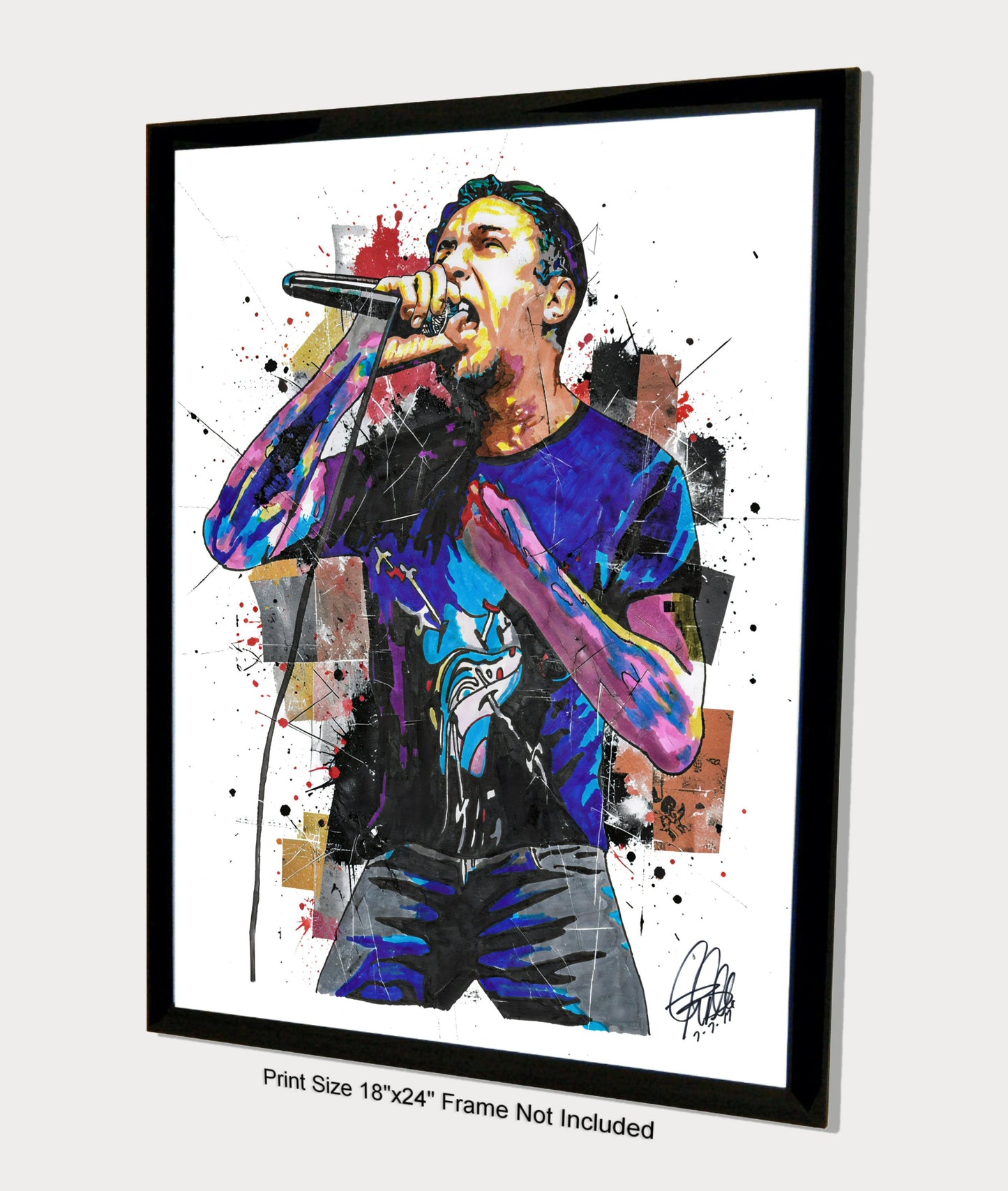 Lou Koller Sick of It All Music Punk Rock Singer Poster Print Wall Art 18x24