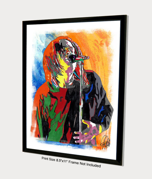 Adam Duritz Counting Crows Singer Folk Rock Music Poster Print Wall Art 8.5x11