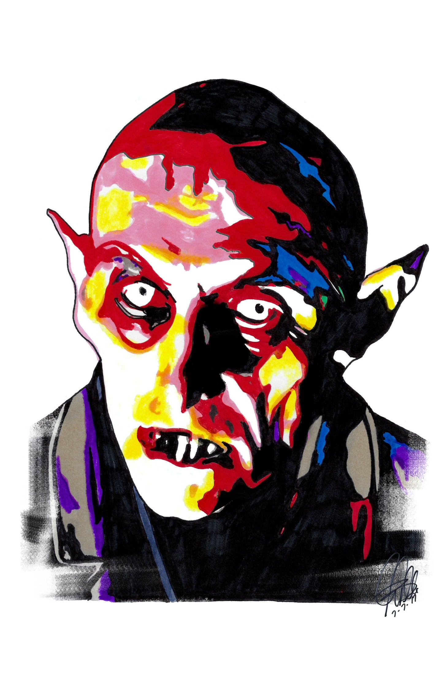 Nosferatu Vampire Horror Poster Print Wall Art 11x17
