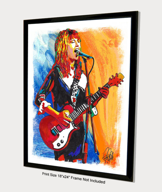 Kim Shattuck The Muffs Singer Punk Rock Music Poster Print Wall Art 18x24
