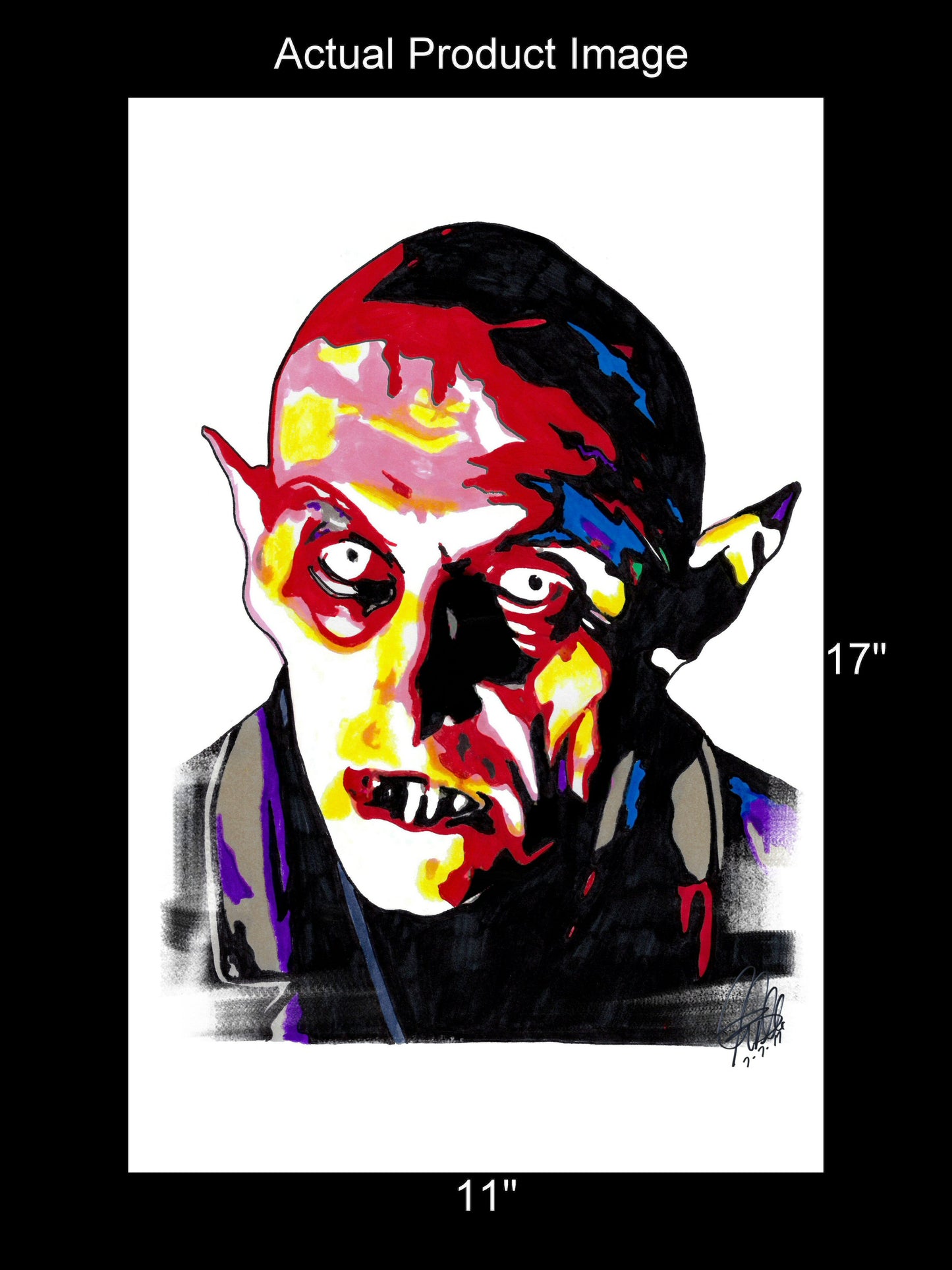 Nosferatu Vampire Horror Poster Print Wall Art 11x17