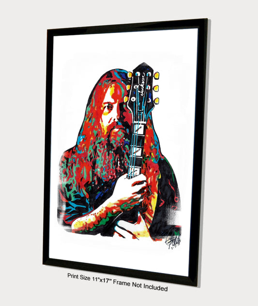 Mark Morton Lamb of God Guitar Heavy Metal Thrash Poster Print Wall Art 11x17