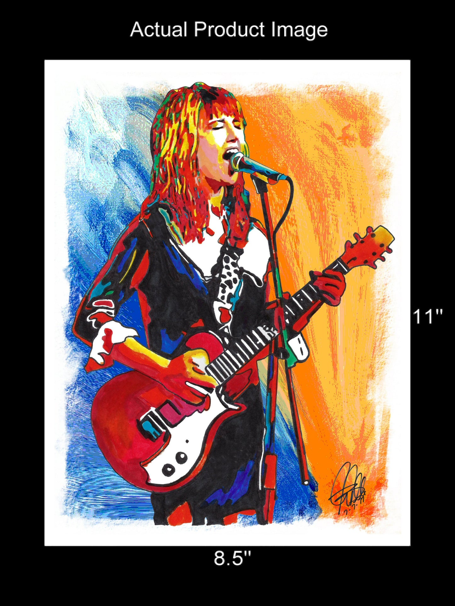 Kim Shattuck The Muffs Singer Punk Rock Music Poster Print Wall Art 8.5x11