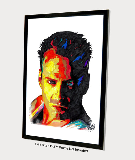 Bruce Willis Actor Poster Print Wall Art 11x17