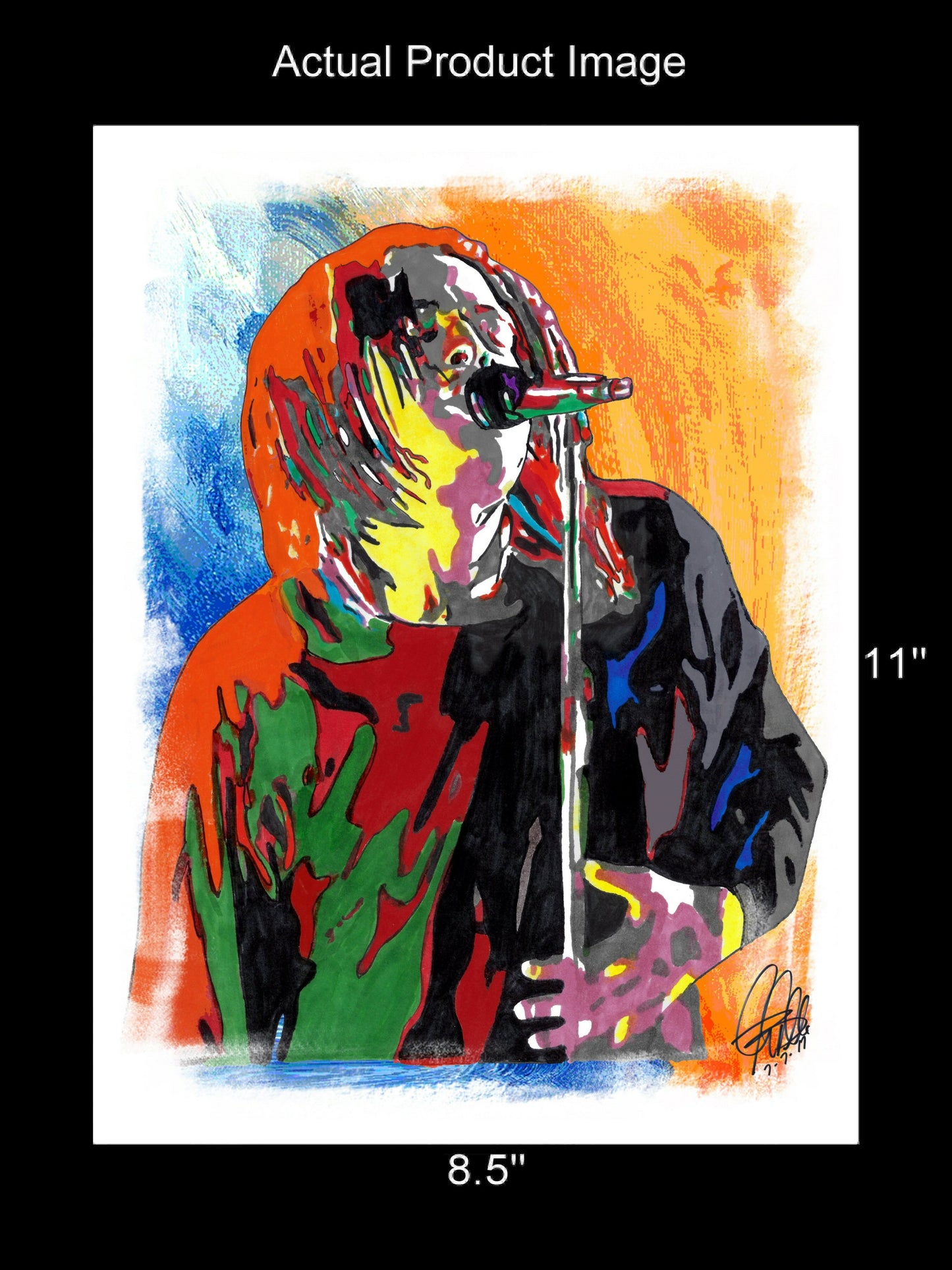 Adam Duritz Counting Crows Singer Folk Rock Music Poster Print Wall Art 8.5x11
