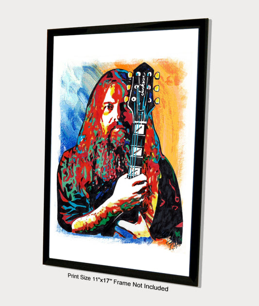 Mark Morton Lamb of God Guitar Heavy Metal Poster Print Wall Art 11x17