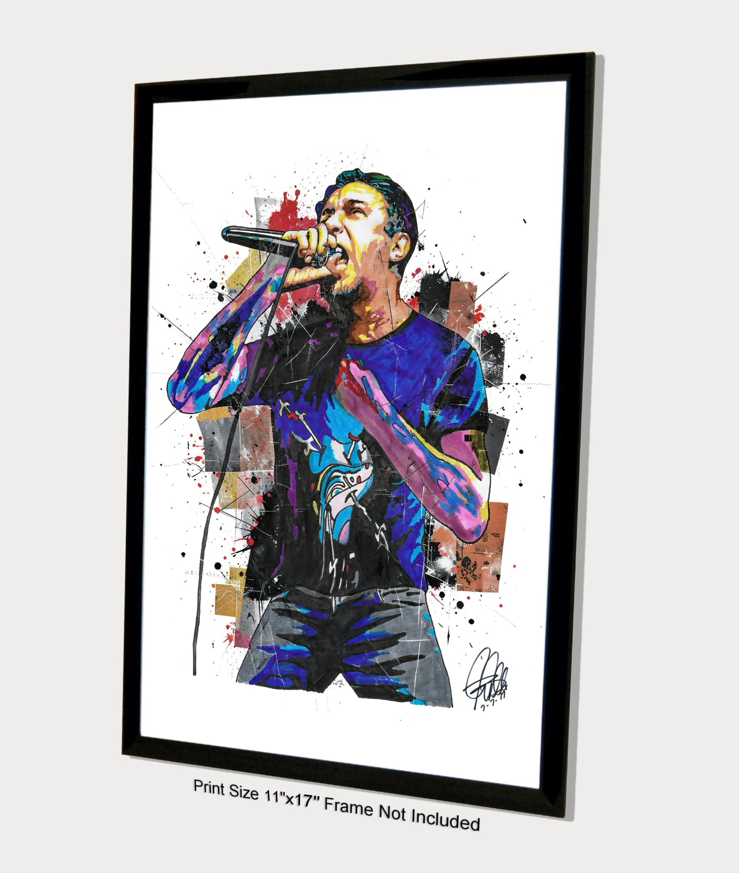 Lou Koller Sick of It All Music Punk Rock Singer Poster Print Wall Art 11x17