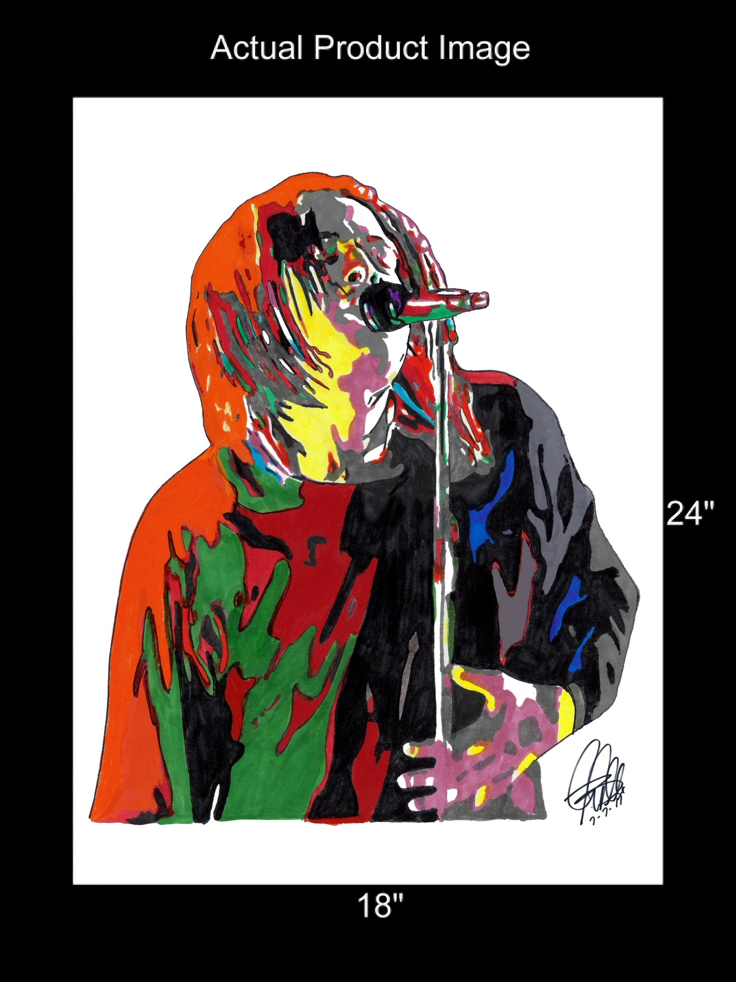 Adam Duritz Counting Crows Singer Rock Music Poster Print Wall Art 18x24