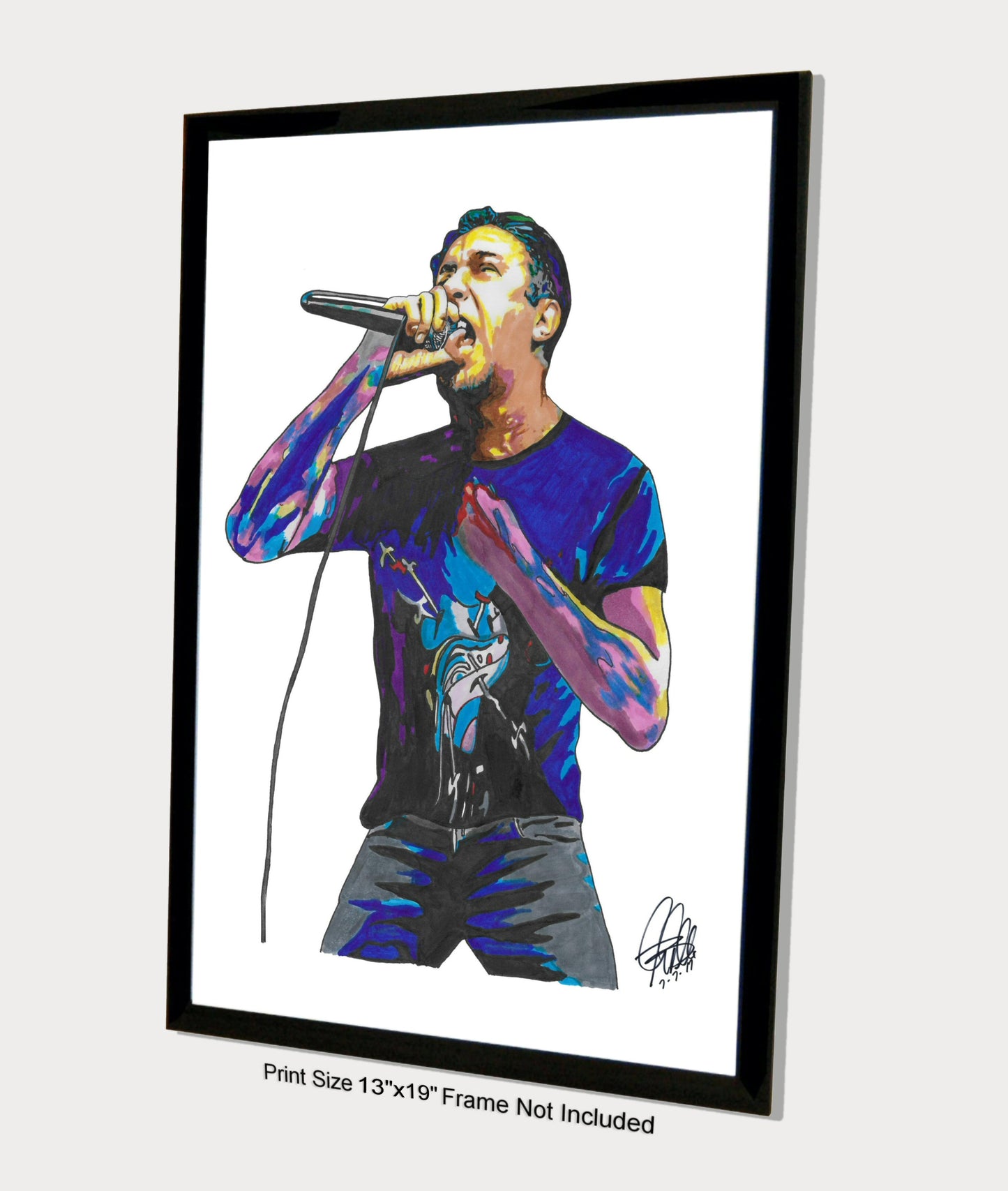 Lou Koller Sick of It All Music Punk Rock Poster Print Wall Art 13x19