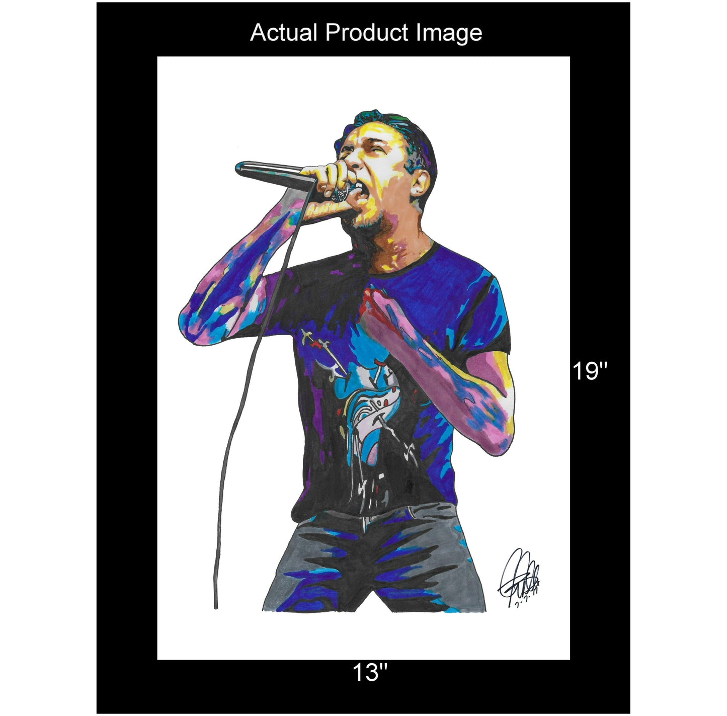 Lou Koller Sick of It All Music Punk Rock Poster Print Wall Art 13x19
