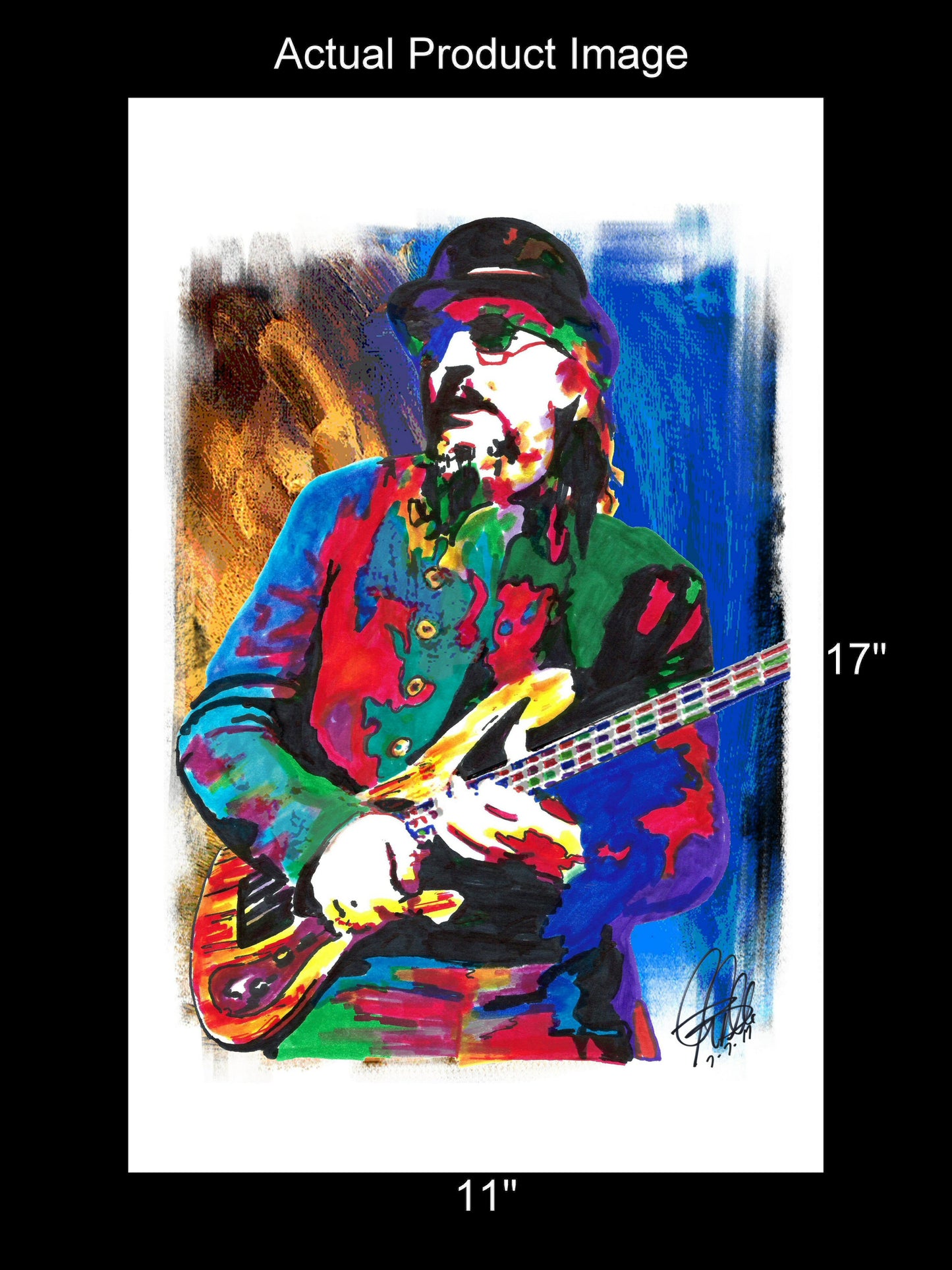 Les Claypool Primus Singer Bass Funk Rock Music Poster Print Wall Art 11x17