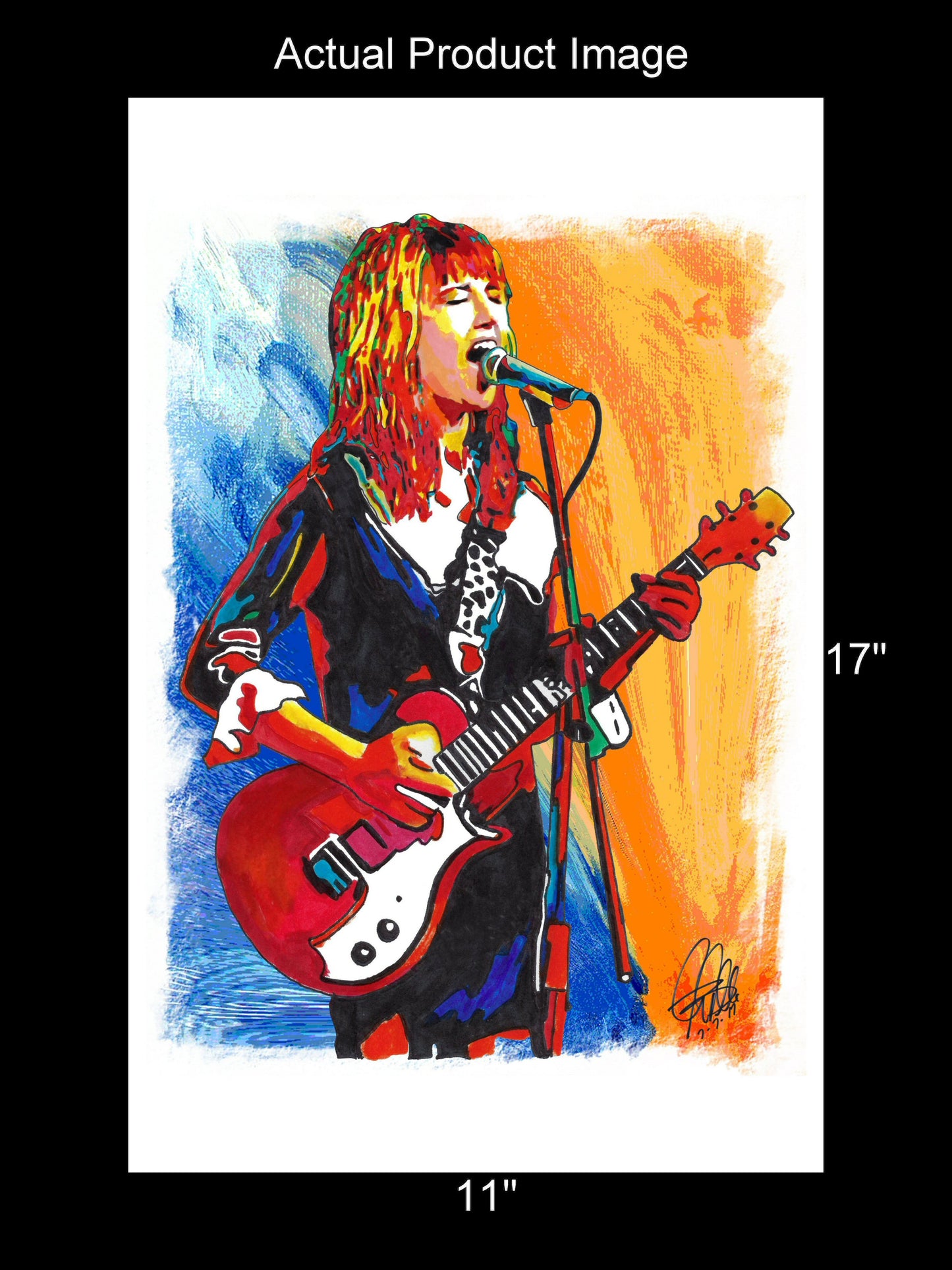 Kim Shattuck The Muffs Singer Punk Rock Music Poster Print Wall Art 11x17