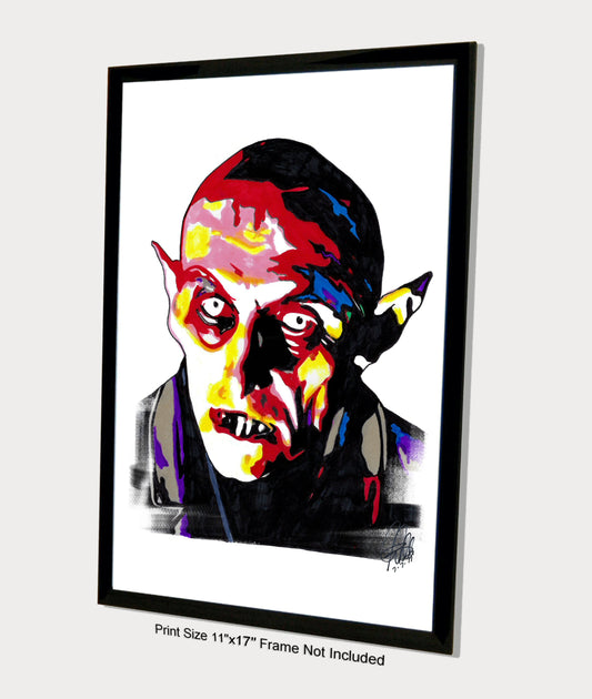 Nosferatu Vampire Horror Poster Print Wall Art 11x17