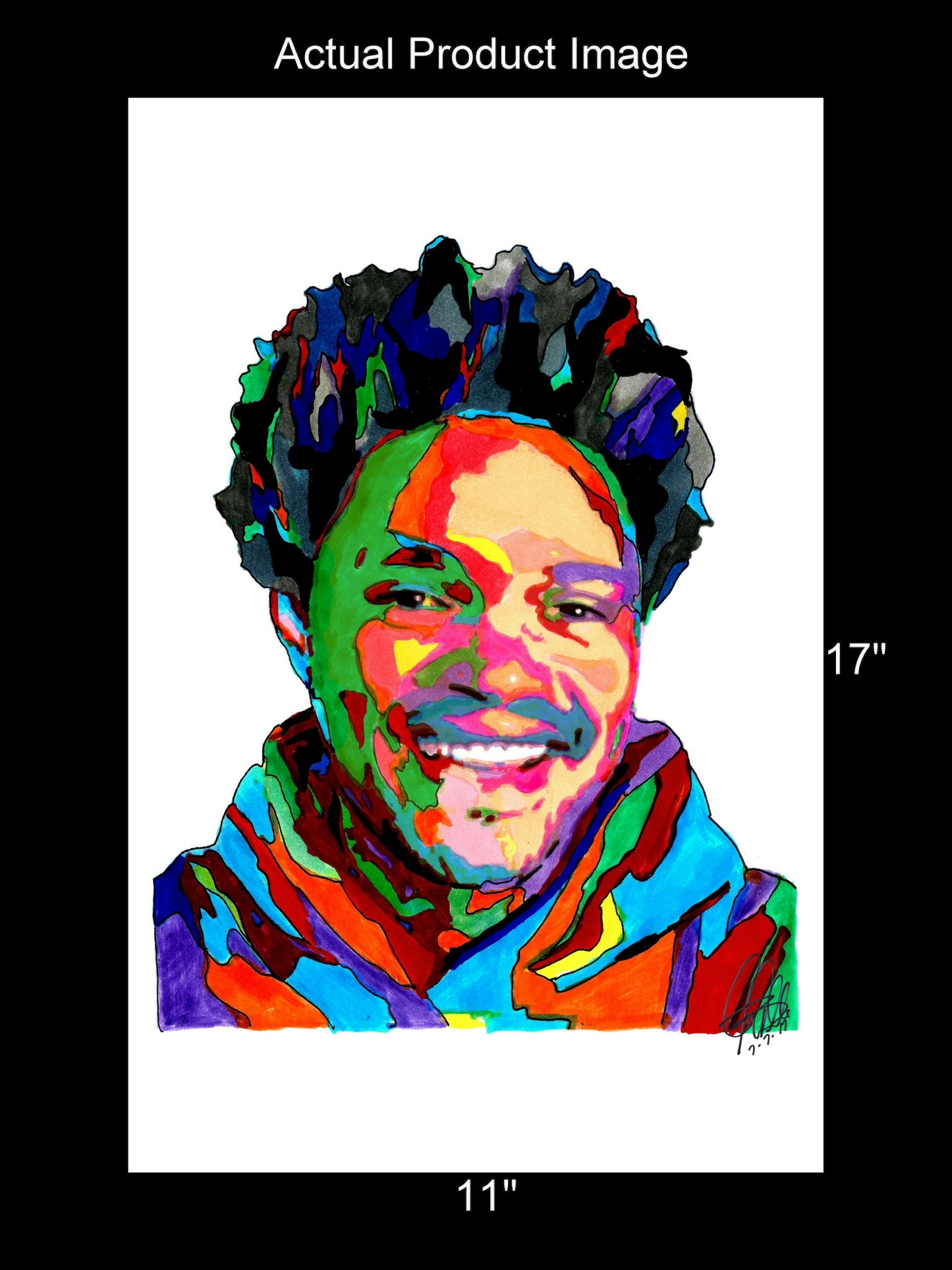 Trevor Noah The Daily Show Comedian Poster Print Wall Art 11x17