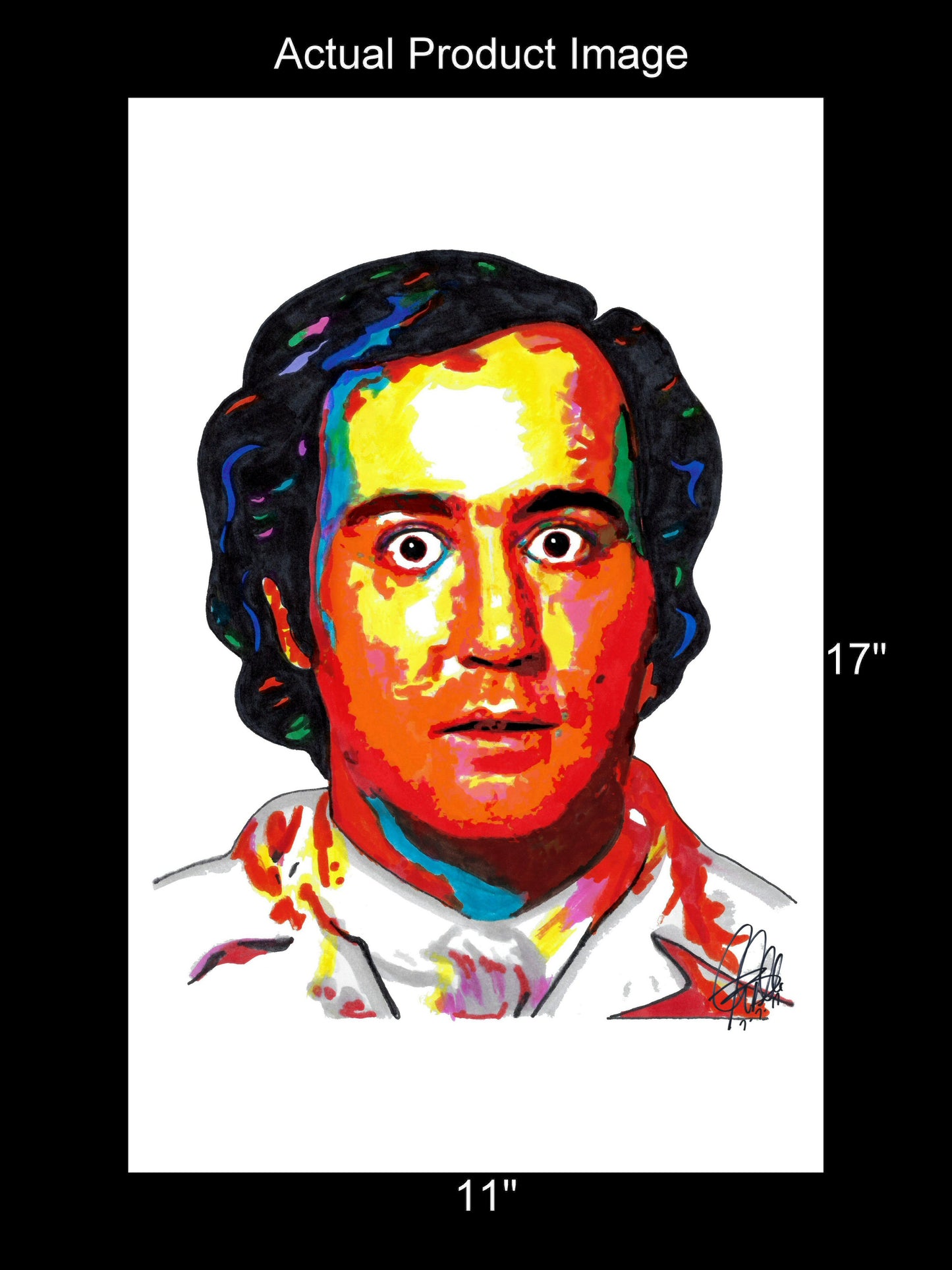 Andy Kaufman Taxi Comedy Entertainer Performer Poster Print Wall Art 11x17