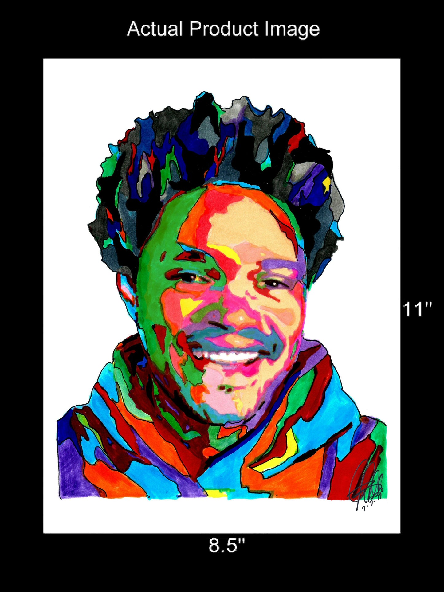 Trevor Noah The Daily Show Comedian Poster Print Wall Art 8.5x11