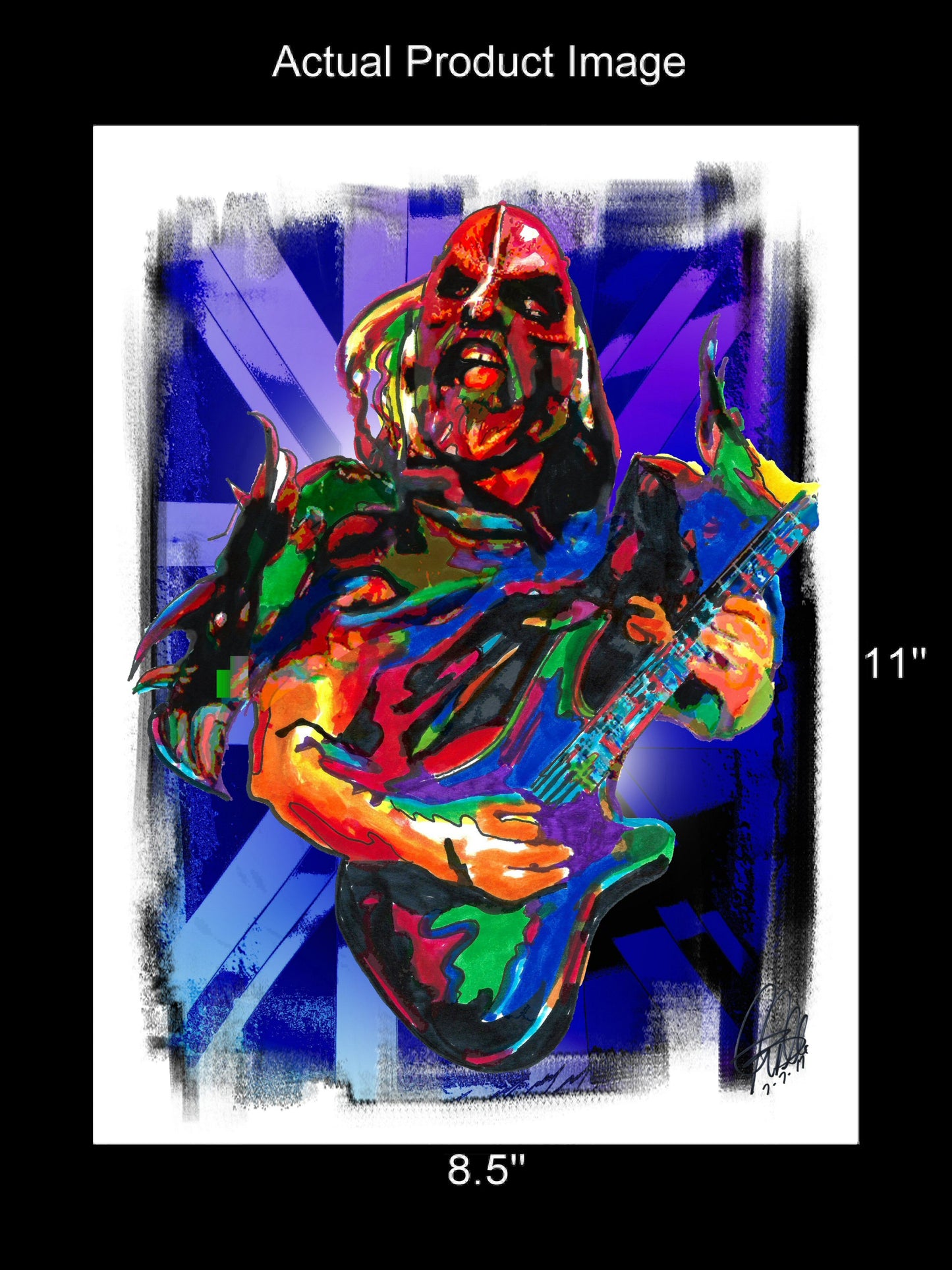 Flattus Maximus GWAR Guitar Metal Hard Rock Music Poster Print Wall Art 8.5x11