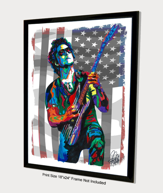 Synyster Gates Avenged Sevenfold Metal Music Print Poster Wall Art 18x24