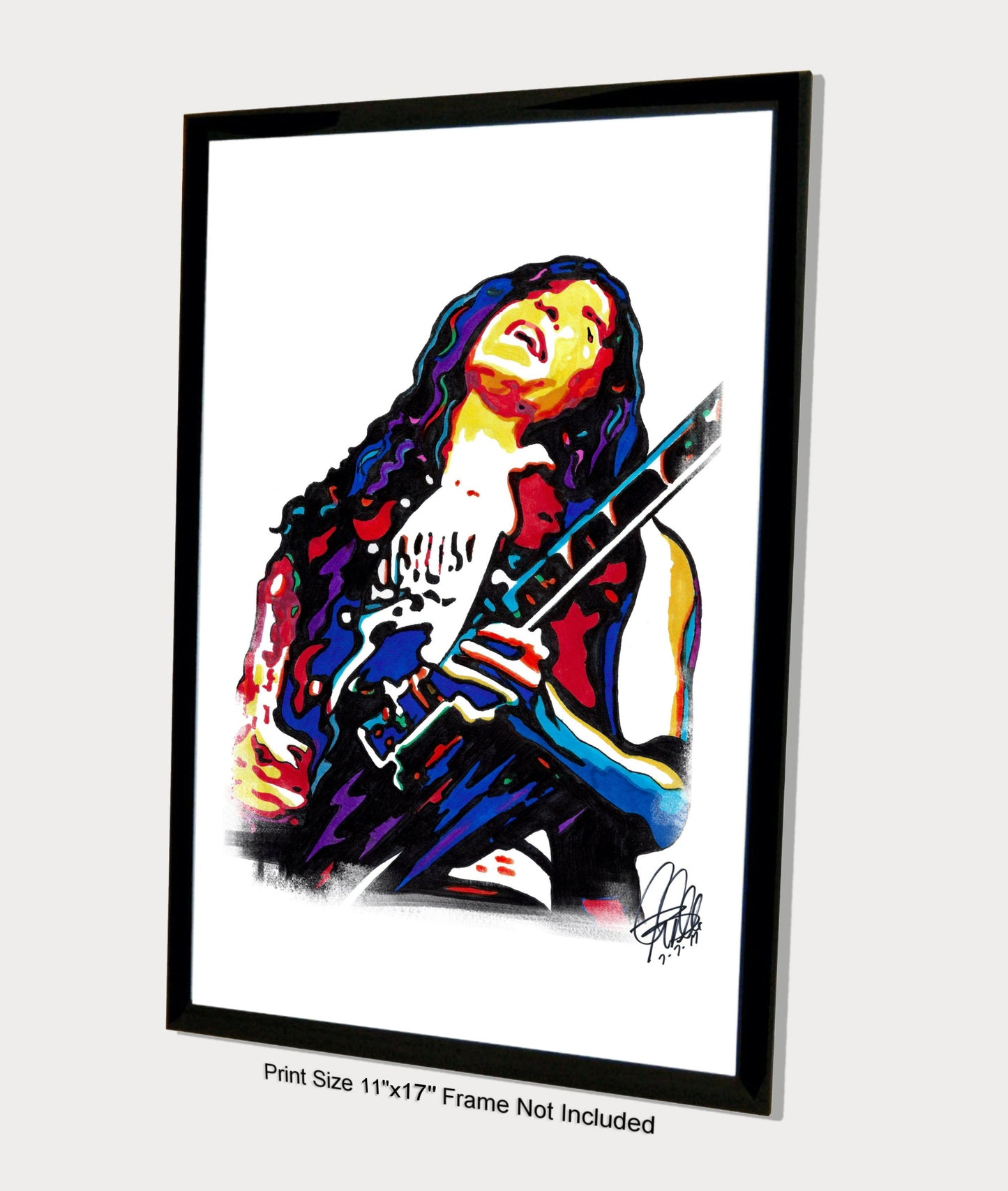 Marty Friedman Megadeth Guitar Thrash Metal Music Print Poster Wall Art 11x17