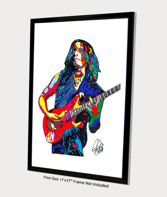 Nuno Bettencourt Extreme Guitar Hard Rock Music Poster Print Wall Art 11x17