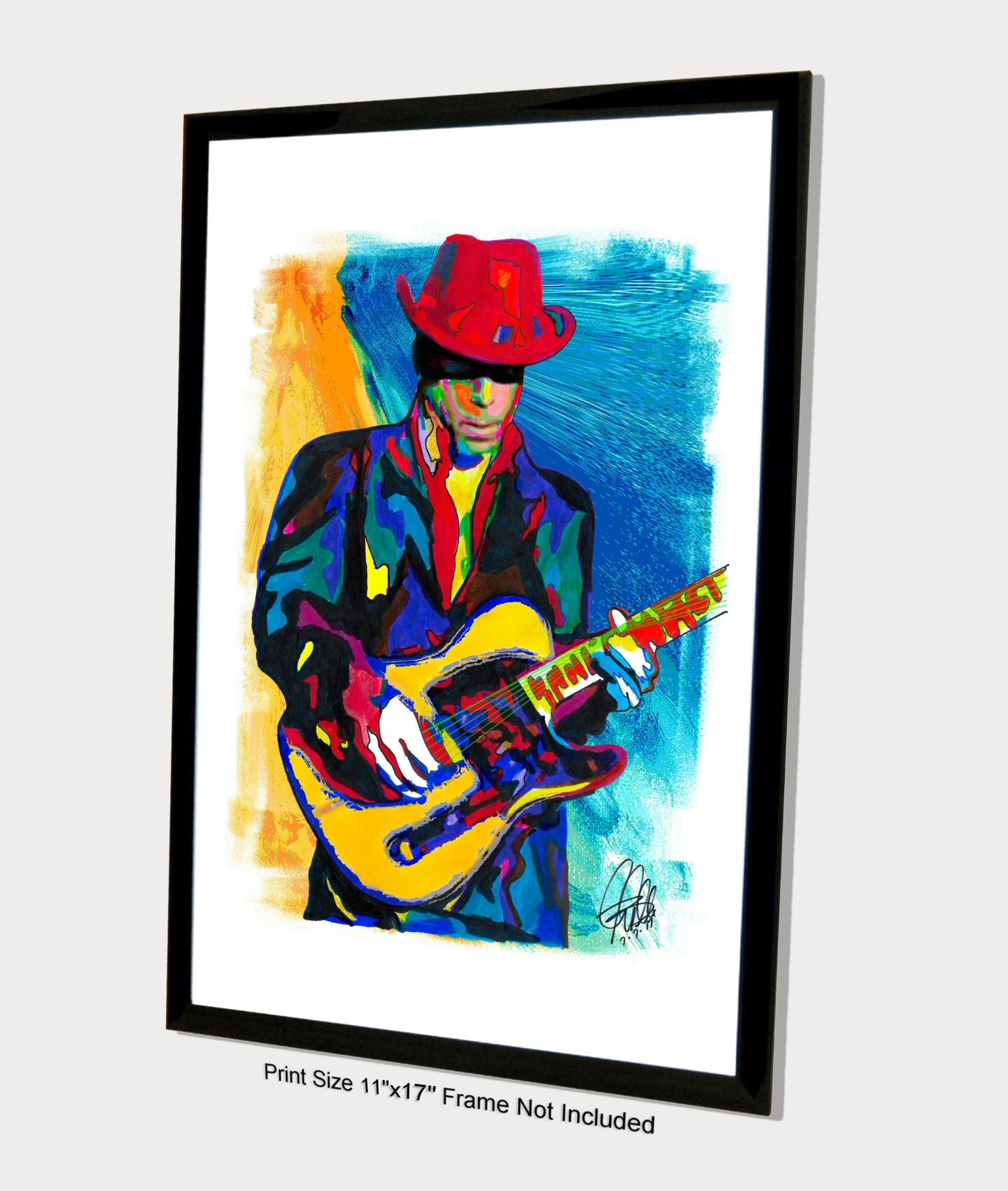 Prince Singer Guitar Funk Rock Music Poster Print Wall Art 11x17