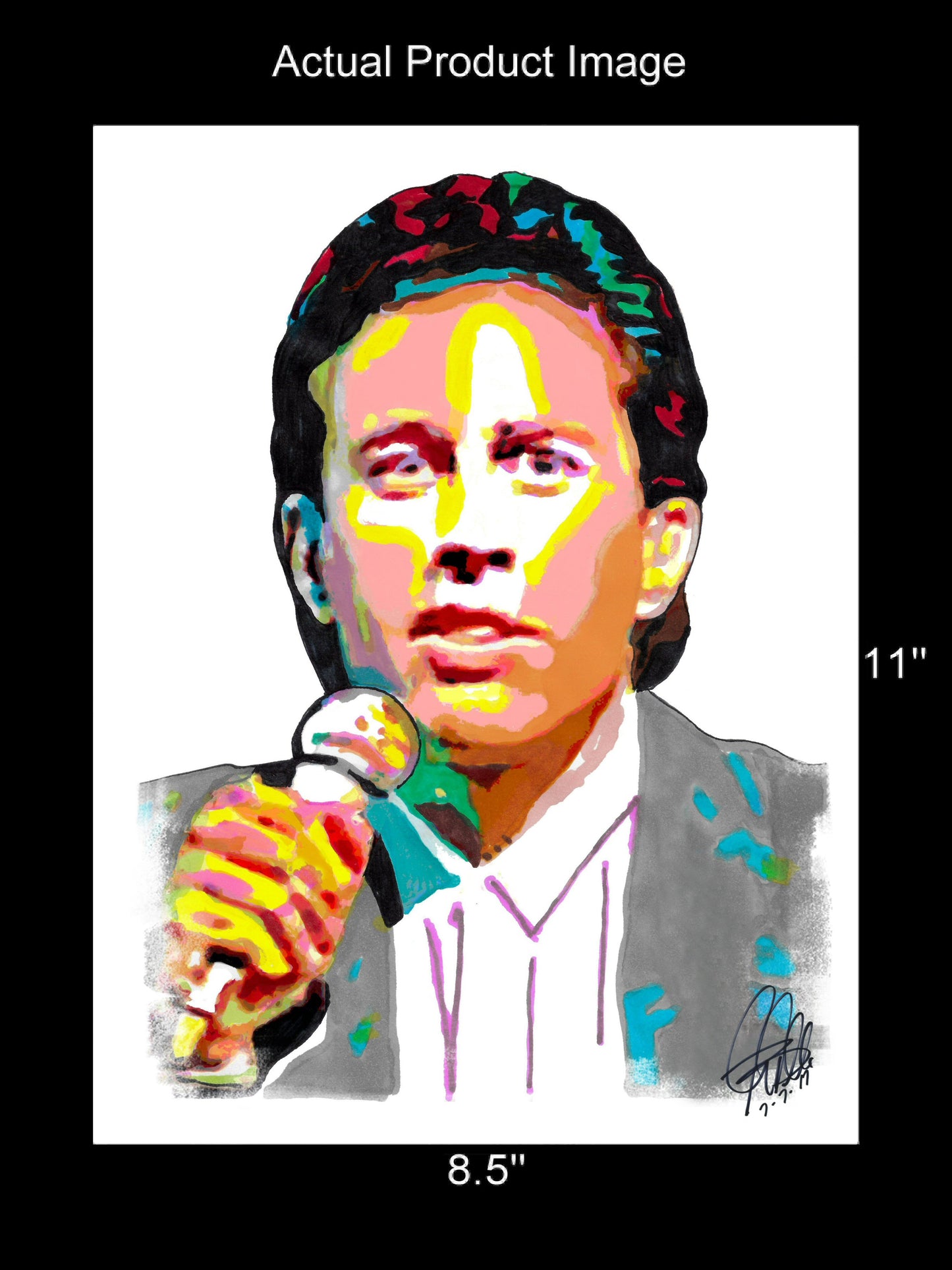 Jerry Seinfeld Stand Up Comedy Poster Print Wall Art 18x24