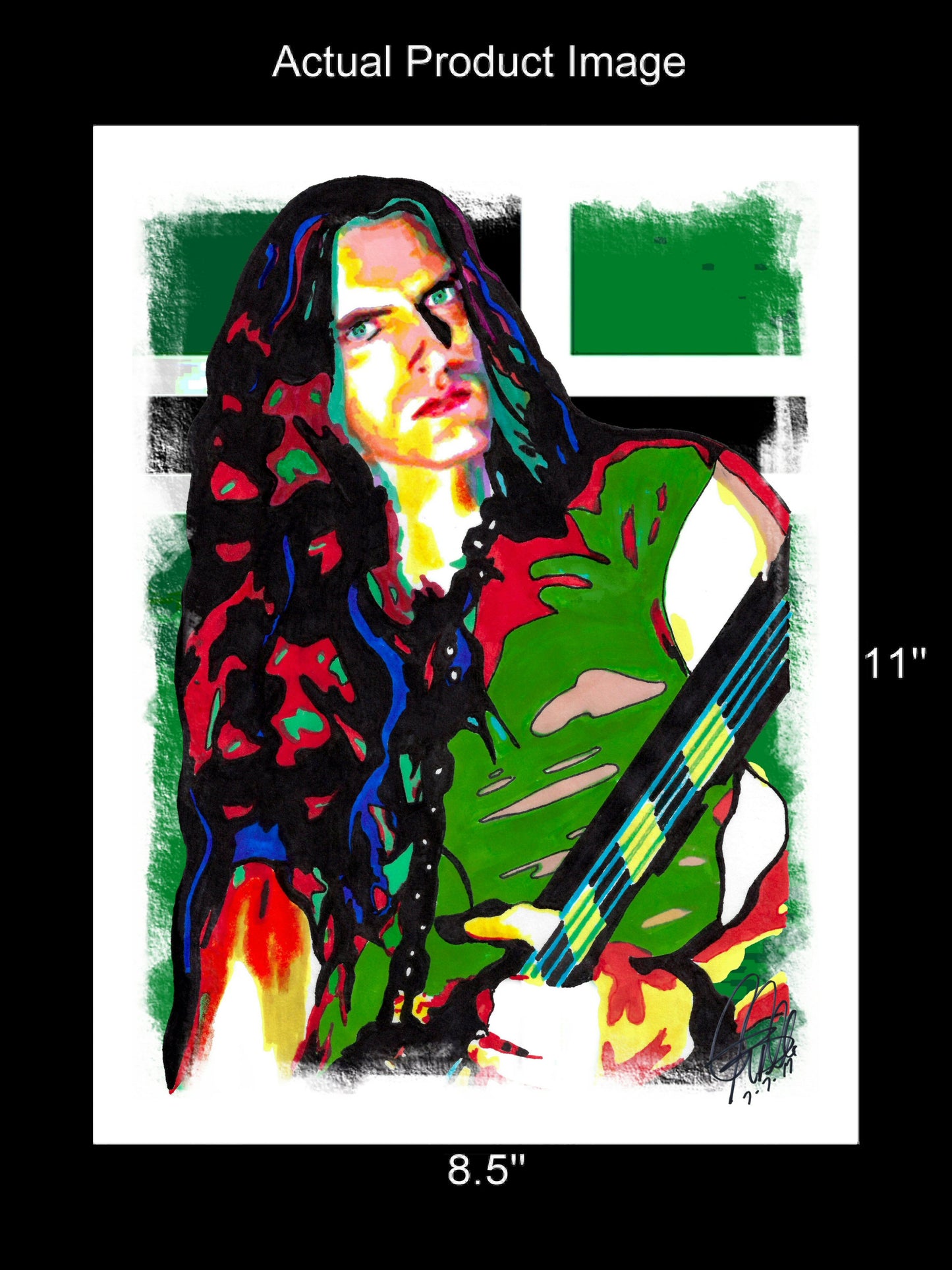 Peter Steele Type O Negative Gothic Metal Music Print Poster Wall Art 8.5x11