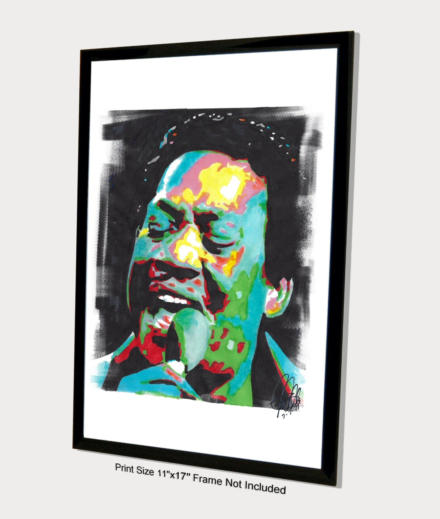 Bobby Bland Singer Blues Soul Music Poster Print Wall Art 11x17