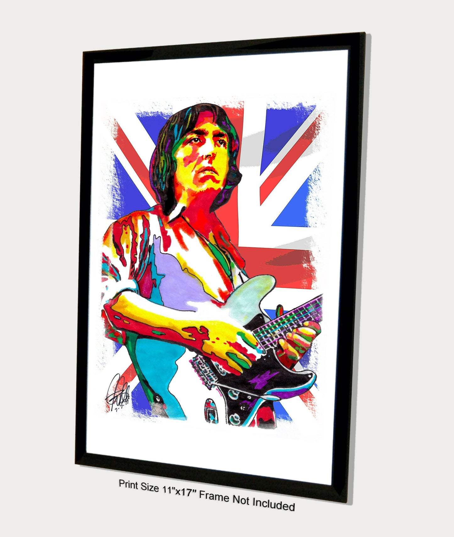 Allan Holdsworth Guitar Jazz Fusion Music Print Poster Wall Art 11x17