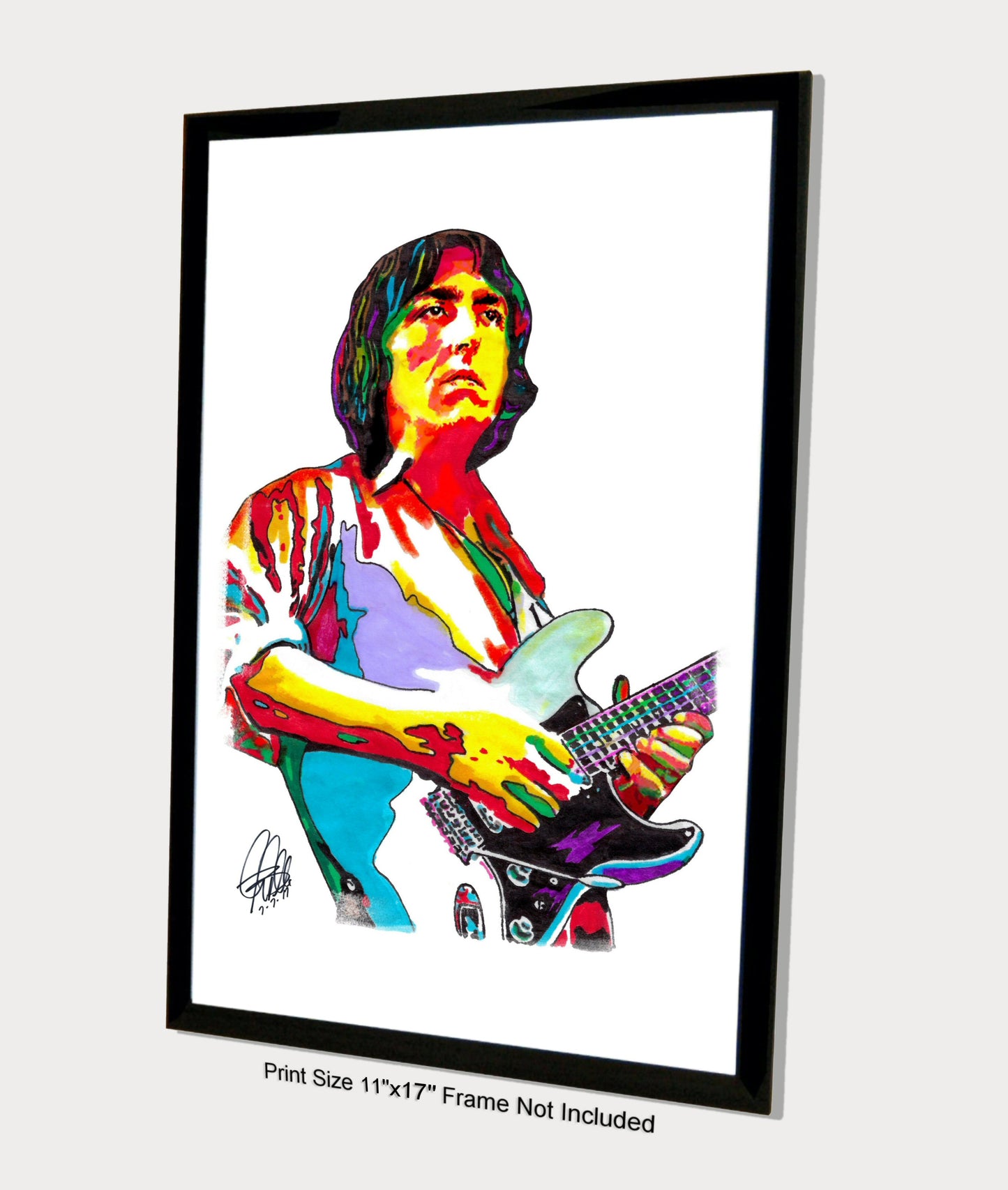 Allan Holdsworth Guitar Jazz Music Print Poster Wall Art 11x17