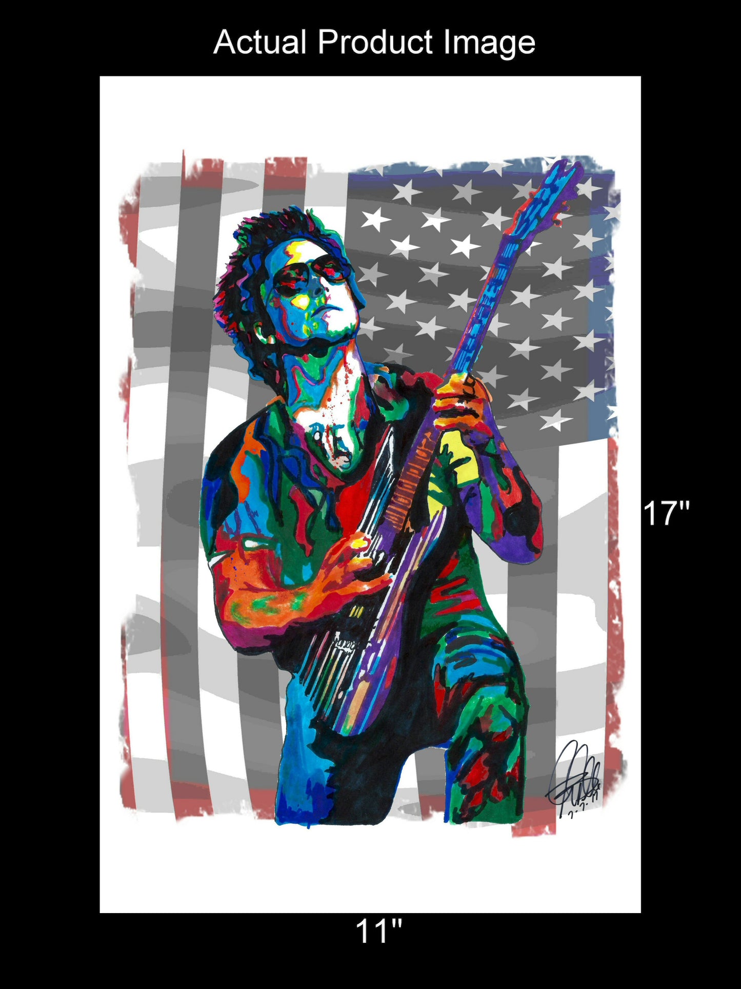 Synyster Gates Avenged Sevenfold Metal Music Print Poster Wall Art 11x17