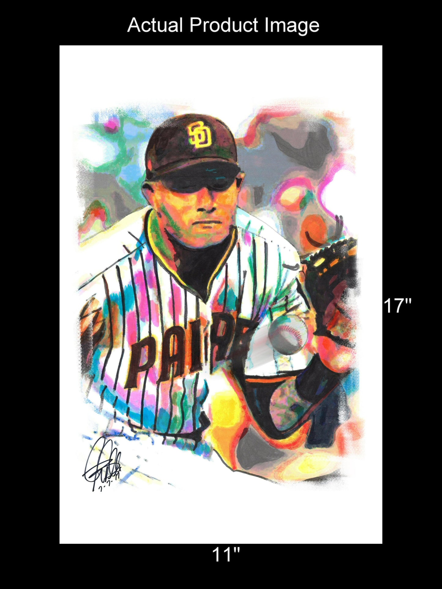 Manny Machado San Diego Padres Baseball Sports Poster Print Wall Art 11x17