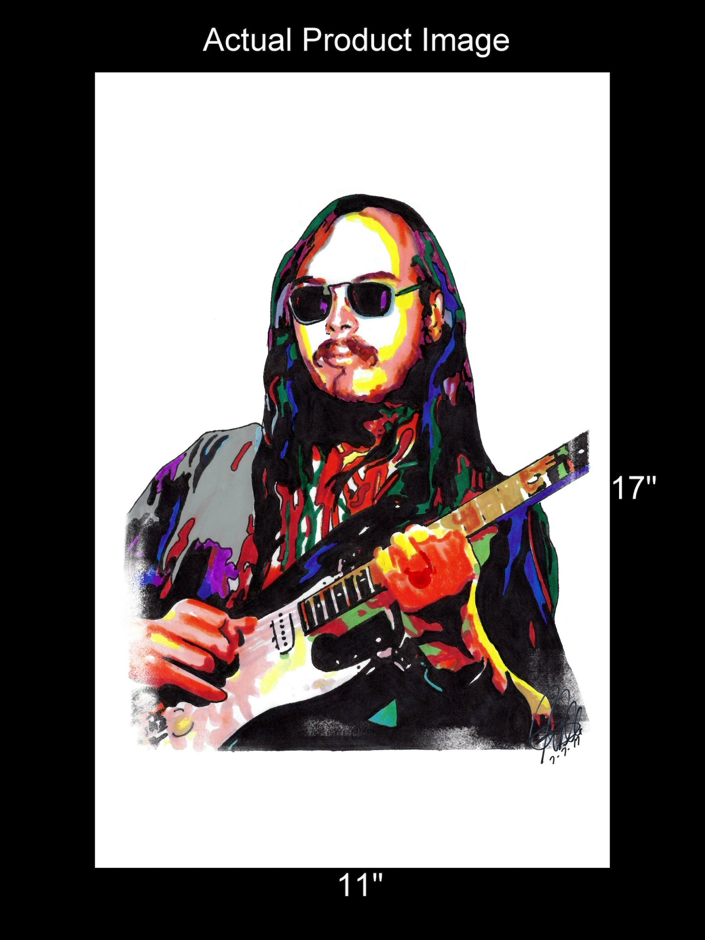 Walter Becker Steely Dan Jazz Guitar Rock Music Poster Print Wall Art 11x17