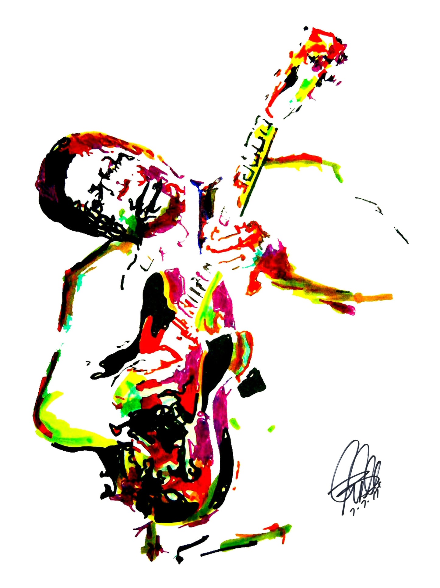 BB King Singer Guitar Blues Music Print Poster Wall Art 18x24