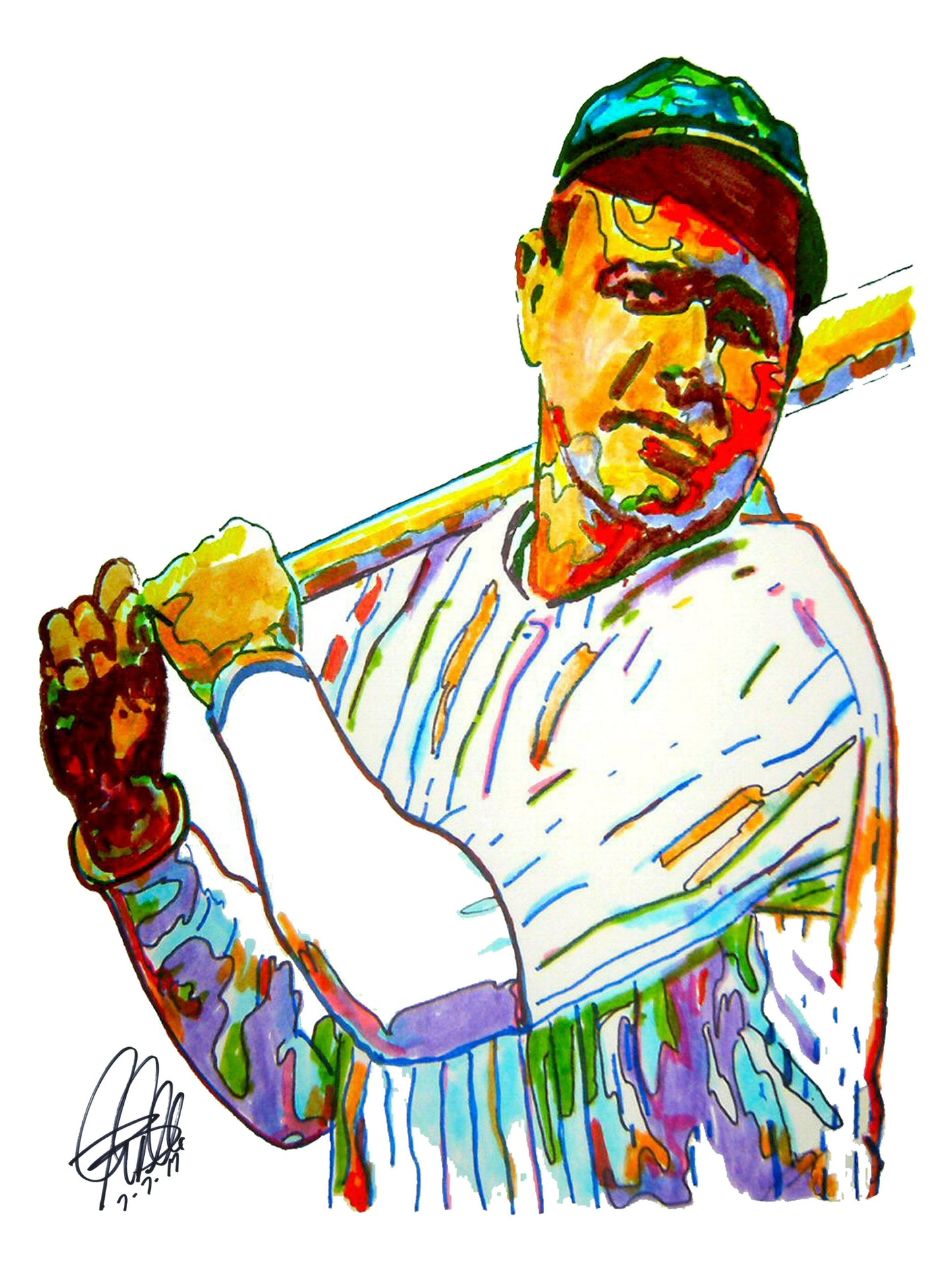 Babe Ruth New York Yankees MLB Baseball Sports Poster Print Wall Art 18x24