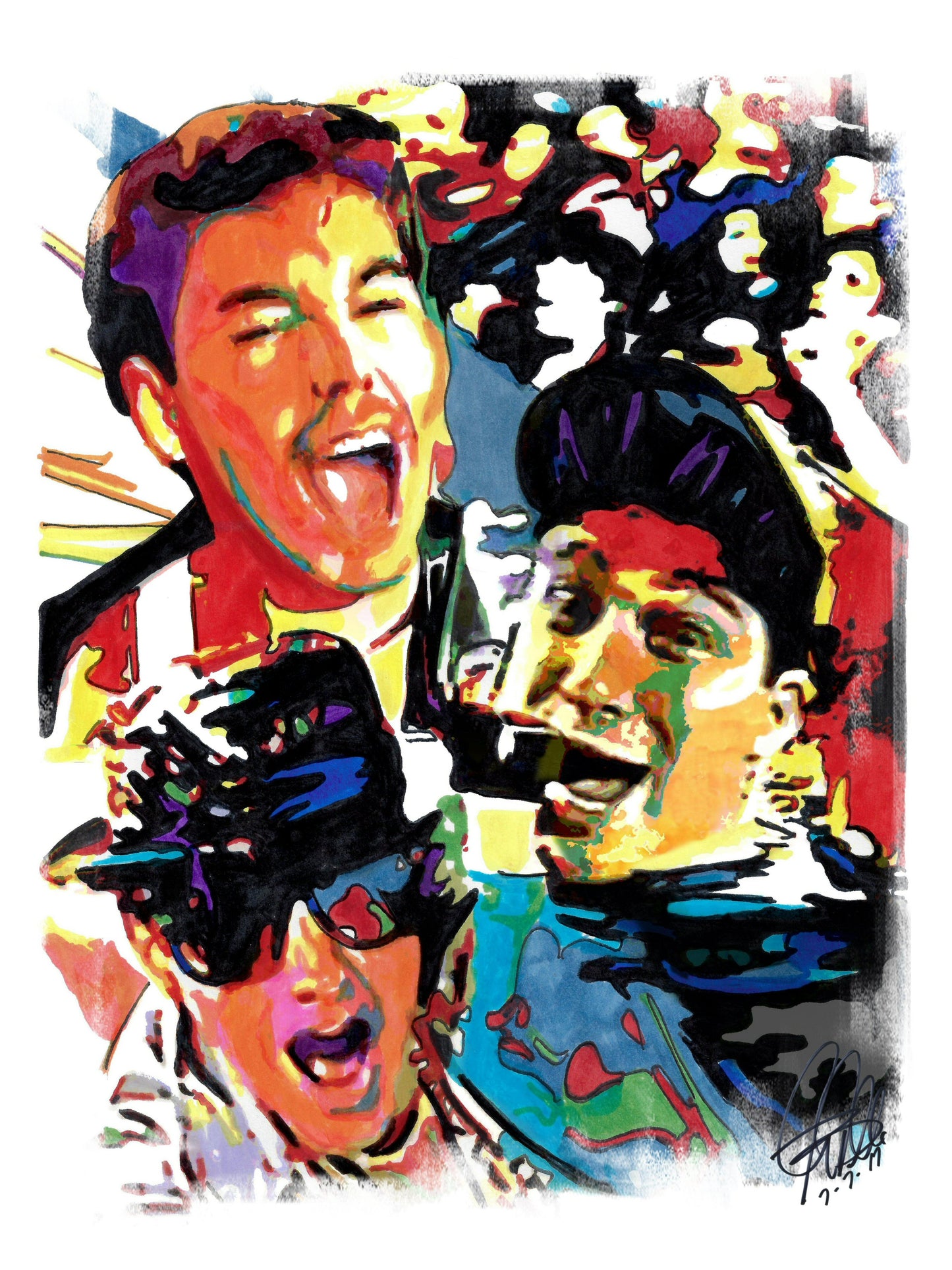 Beastie Boys Hip Hop Rap Rock Music Poster Print Wall Art 18x24