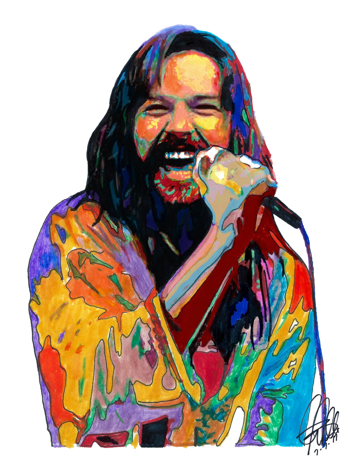 Bob Seger Silver Bullet Band Singer Rock Music Poster Print Wall Art 8.5x11