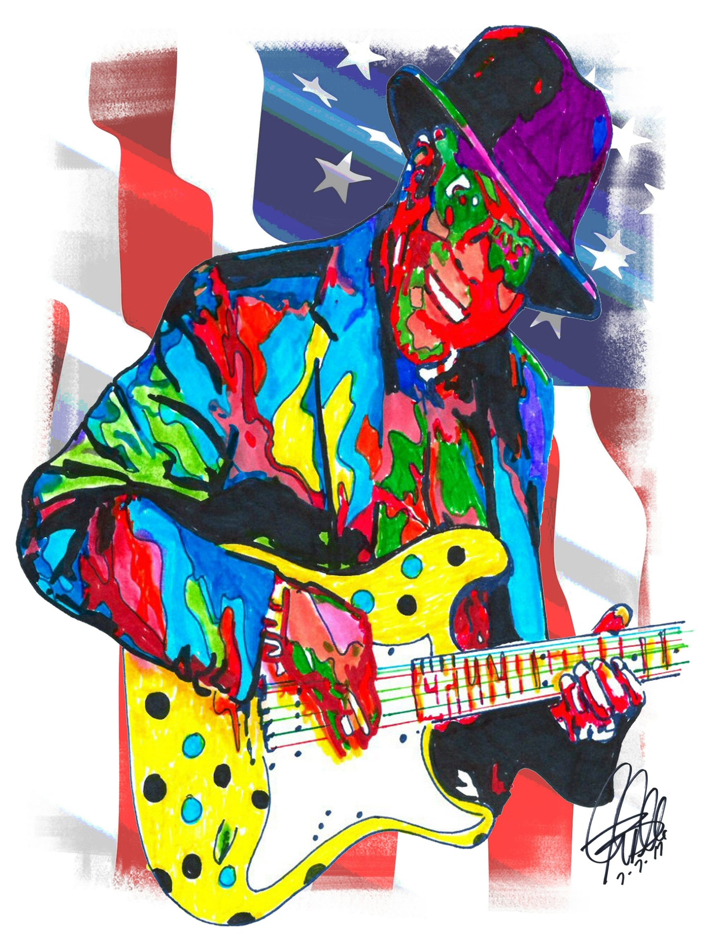 Buddy Guy Guitar Blues Music Poster Print Wall Art 18x24