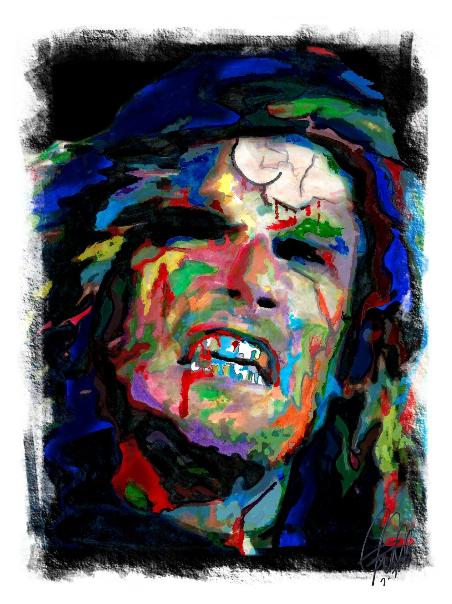 Chris Barnes Cannibal Corpse Death Metal Music Poster Print Wall Art 8.5x11