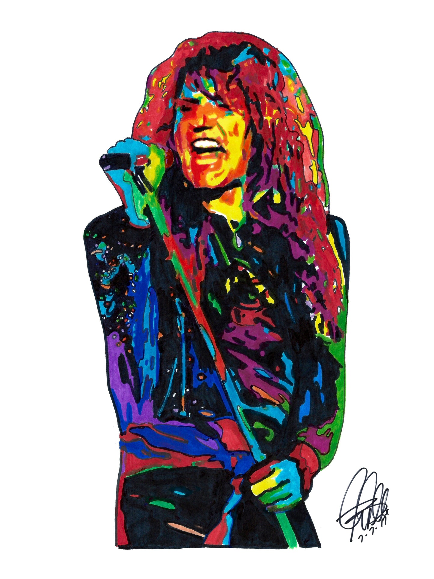 David Coverdale Whitesnake Singer Rock Music Poster Print Wall Art 18x24