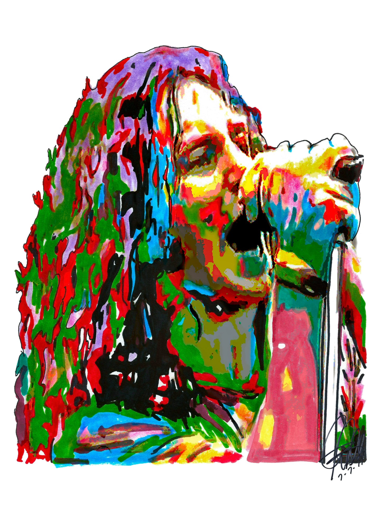 Eddie Vedder Pearl Jam Singer Rock Music Poster Print Wall Art 18x24