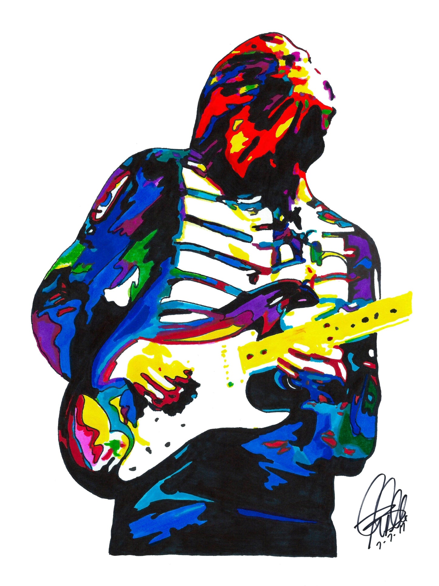 Eric Johnson Singer Guitar Blues Jazz Rock Music Poster Print Wall Art 18x24