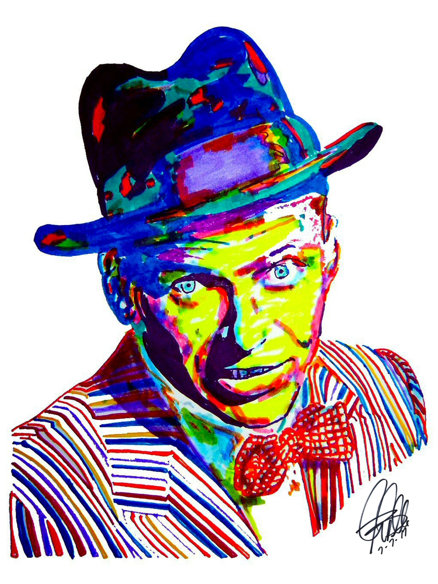 Frank Sinatra Singer Big Band Music Poster Print Wall Art 8.5x11