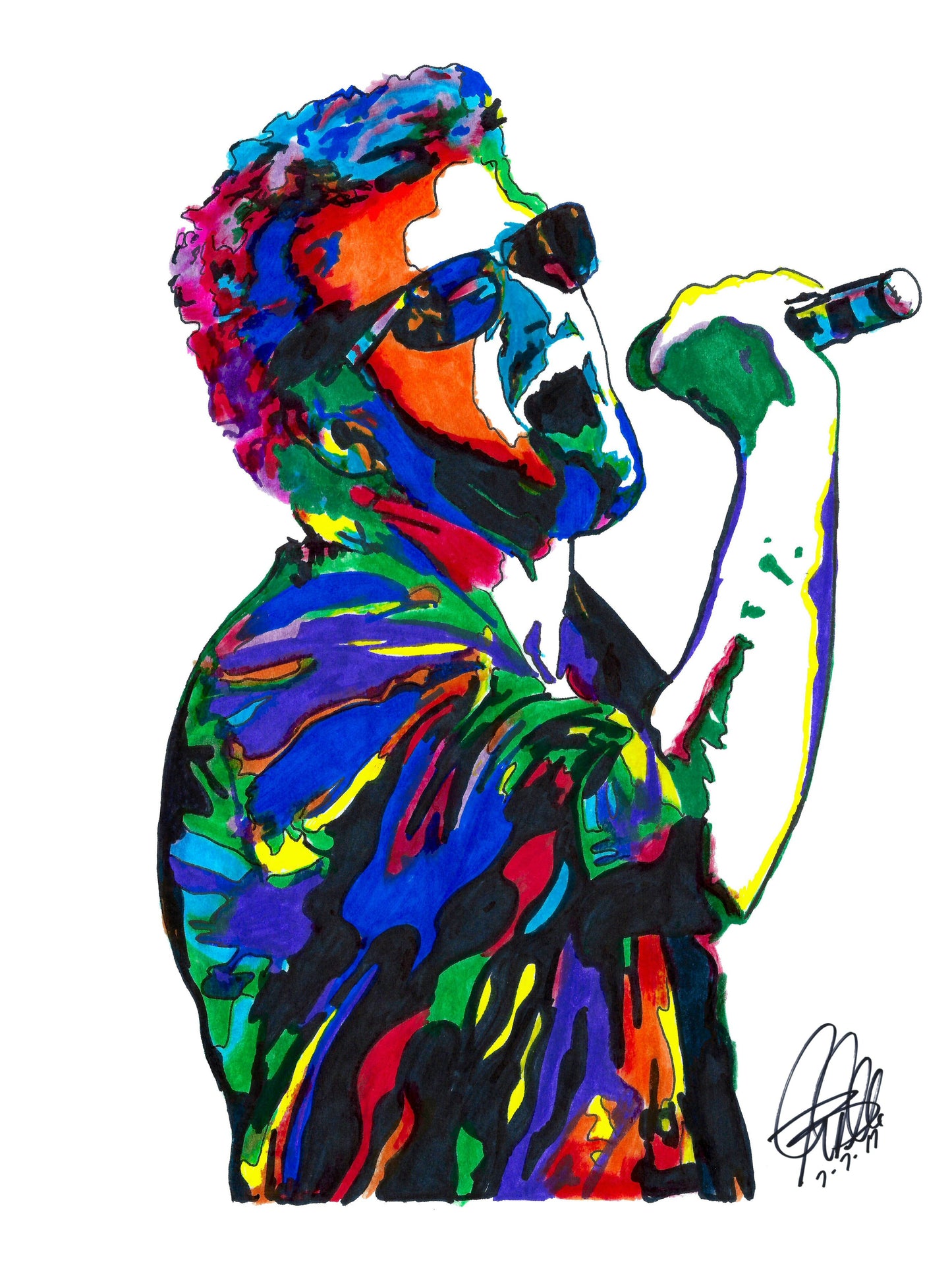 George Michael Singer Pop Music Poster Print Wall Art 18x24