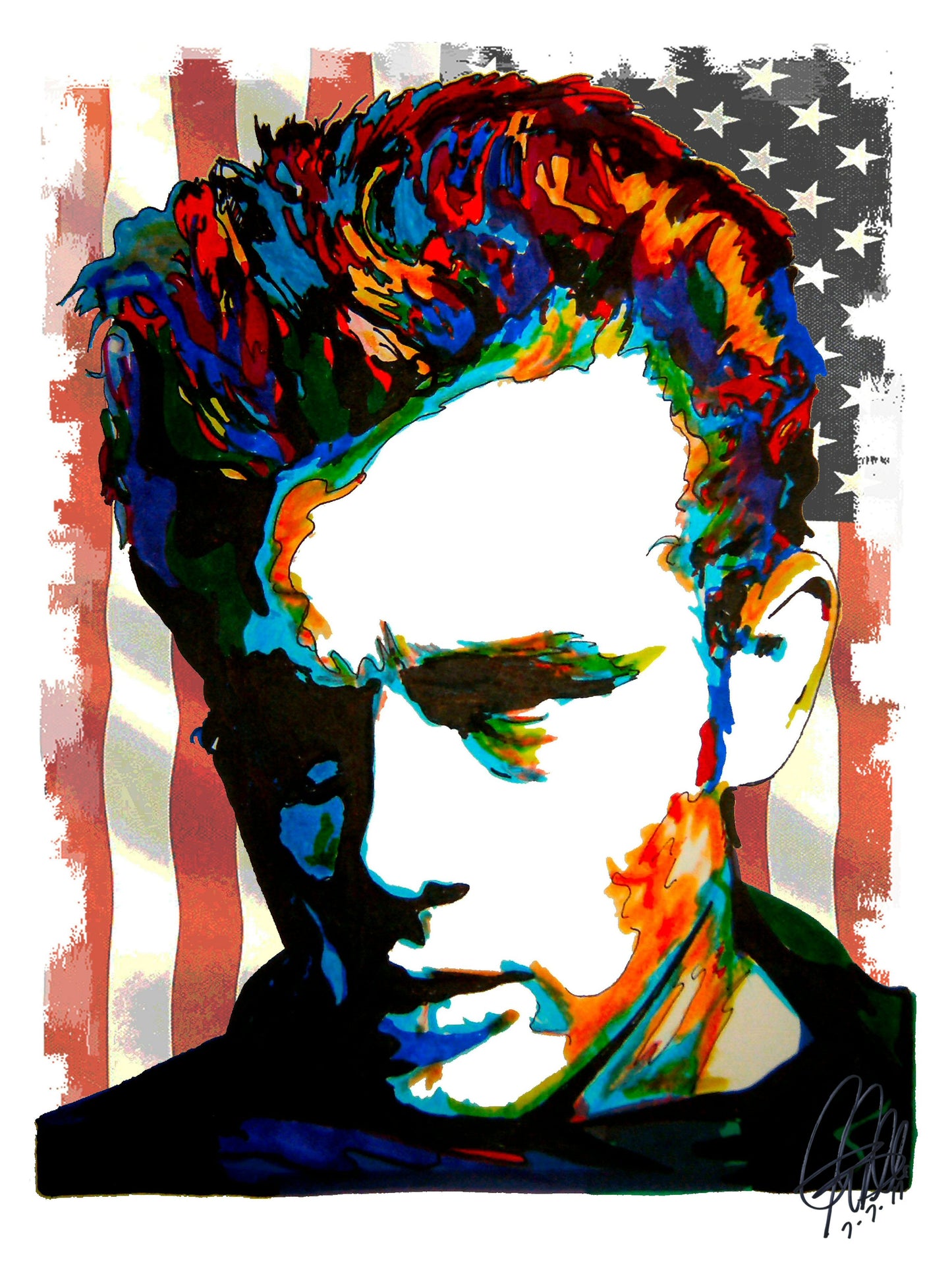 James Dean American Actor Movie Poster Print Wall Art 18x24