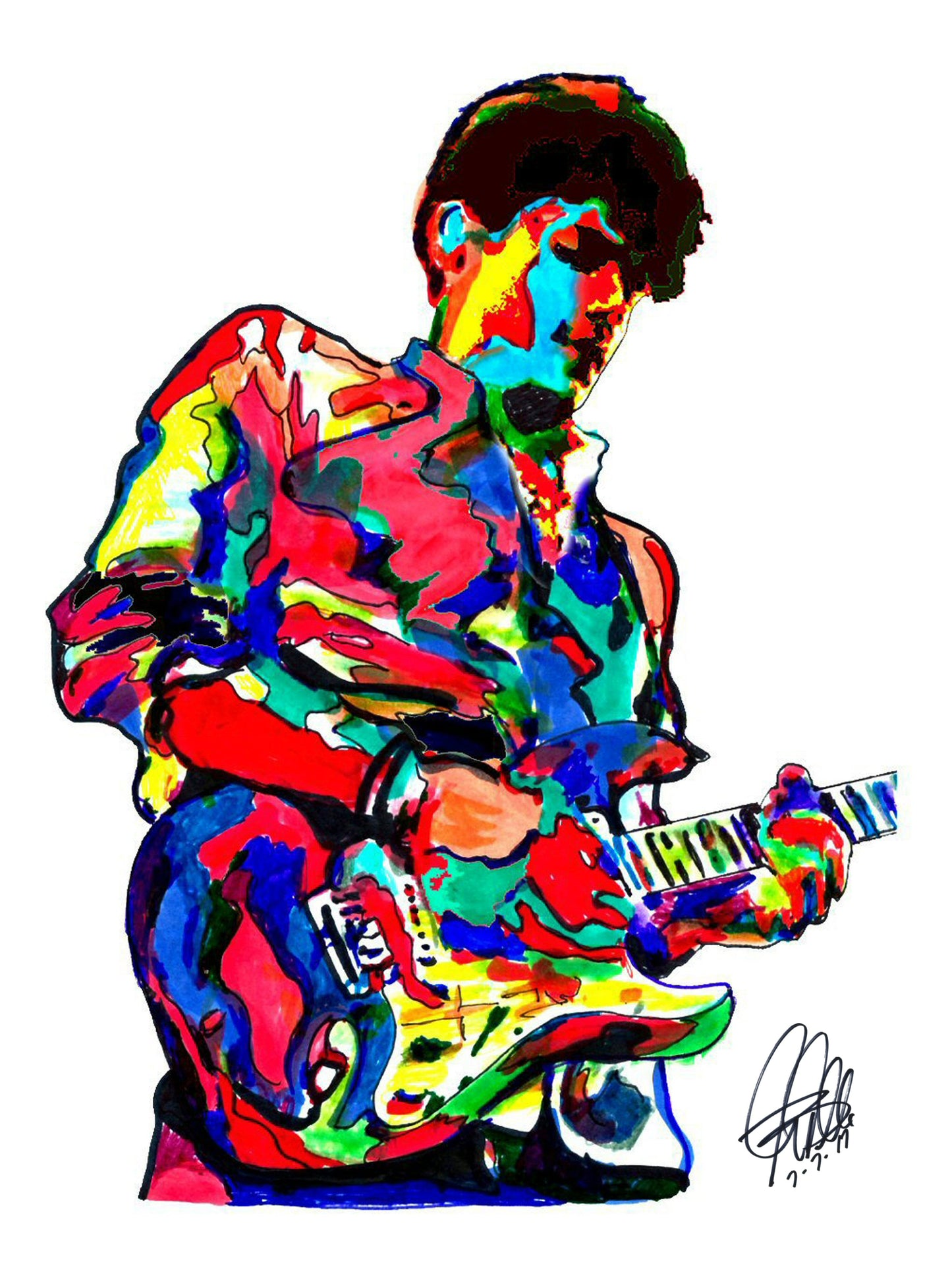 John Mayer Gultar Singer Rock Music Poster Print Wall Art 18x24