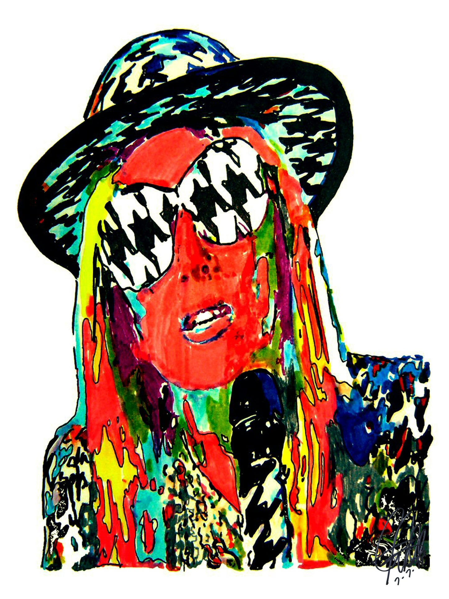 Lady Gaga Singer Pop Music Poster Print Wall Art 18x24